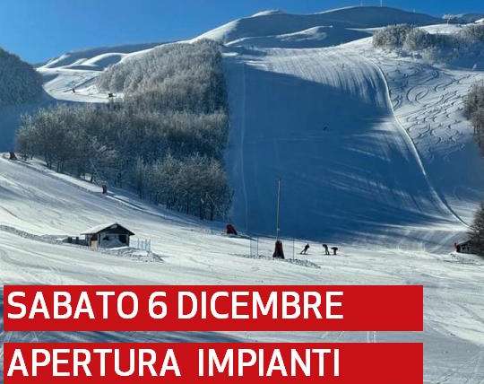 Sabato 6 dicembre si scia Corno alle Scale